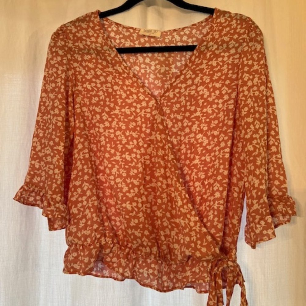 Sienna Sky 3/4 sleeve blouse